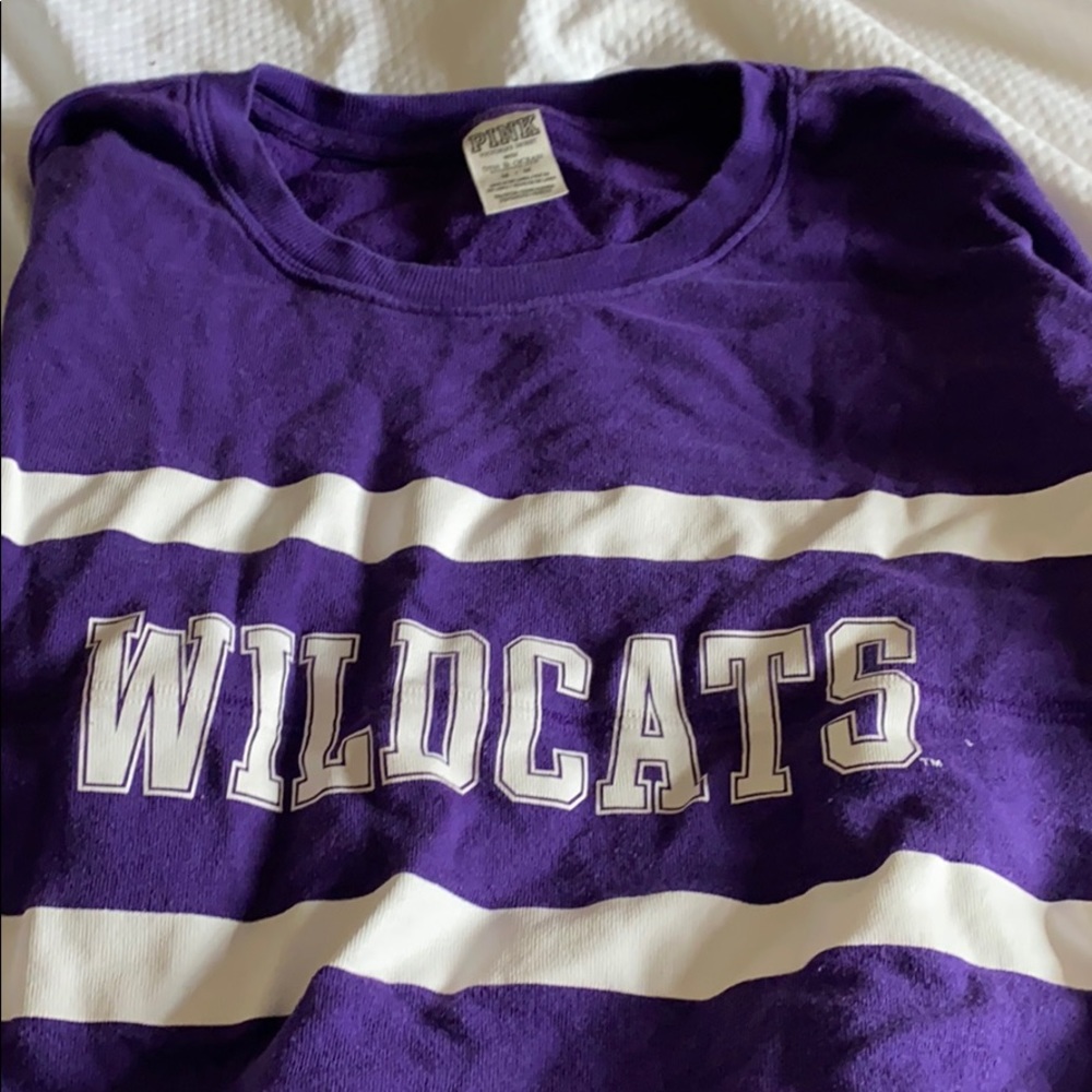 purple PINK crew neck